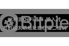 比特派DeFi资产 输入对方的以太坊地址或扫描二维码